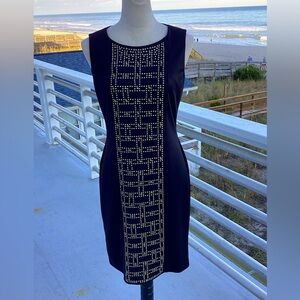LBD with metallic beading by Karl Lagerfeld